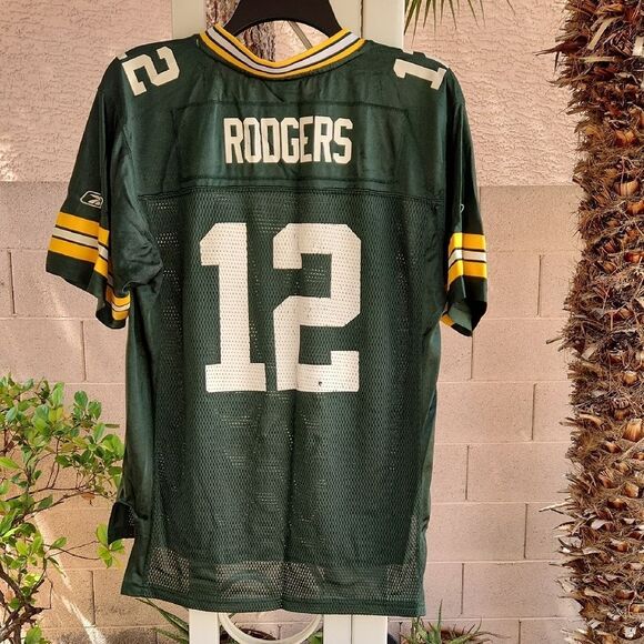 Reebok Onfield Green Bay Packers Performance Jersey Boys XL - Picture 4 of 7